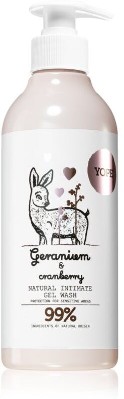Yope Geranium & Cranberry gel de toilette intime 300 ml
