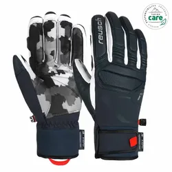 Reusch Alexis Pinturault | Skihandschuhe dress blue/grey camo 8.0