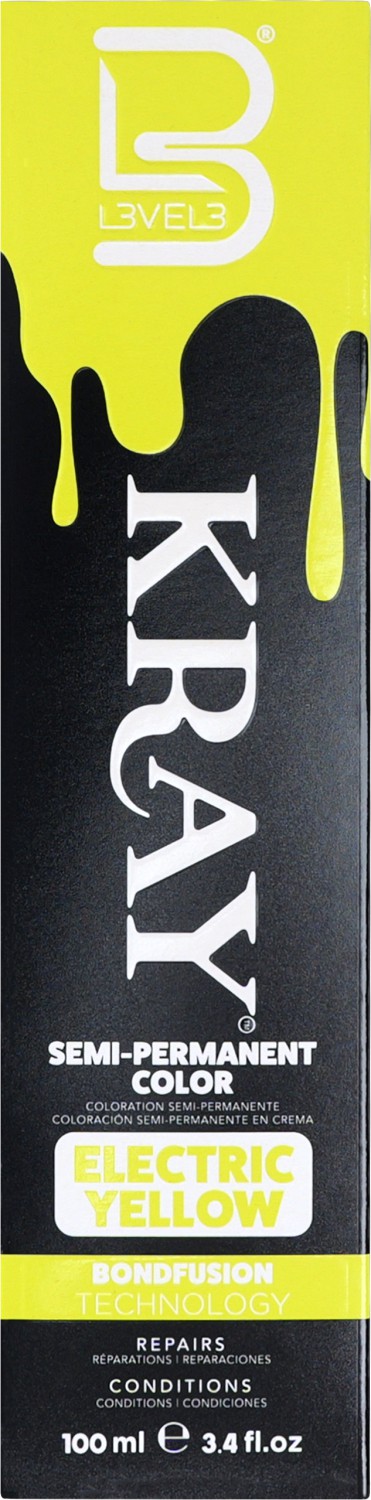 L3VEL3 Kray Color Electric Yellow 100 ml LV30171