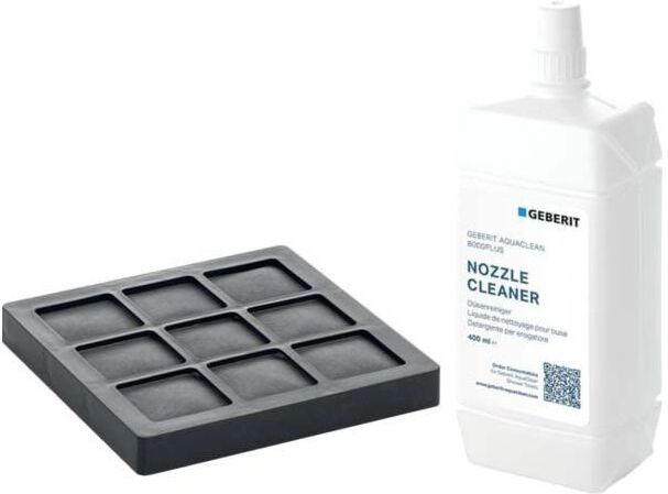 Geberit AquaClean Set 240625001 für WC-Komplettanlagen, Aktivkohlefilter und Düsenreiniger