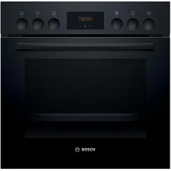 Bosch Hausgeräte HND211GB1 Herd-Set Heizpl Glasker e A 2f-Ausz, Backofen + Herd Einbau, Schwarz