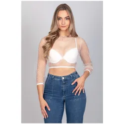 Dirndlbluse Martha Weiß