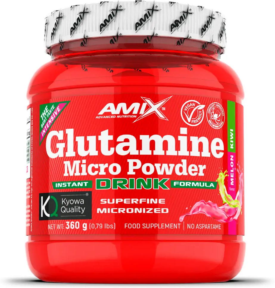 Amix Glutamine Micro Powder Drink 360 gr Melon-Kiwi