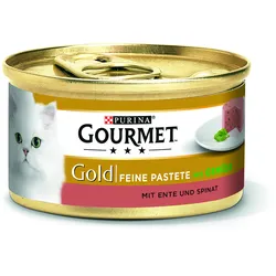 Gourmet Gold Feine Pastete mit Ente & Spinat 12x85 g