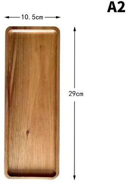 Uplifted Finds Solid Wood Serving Tray Japanese Style Round Rectangle Dessert Plate a2