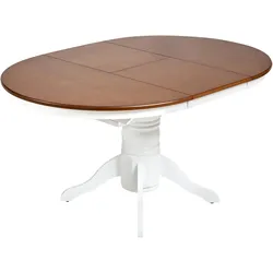 ESSTISCH ausziehbar Braune Esche 106-150/106 cm Holz Akron
