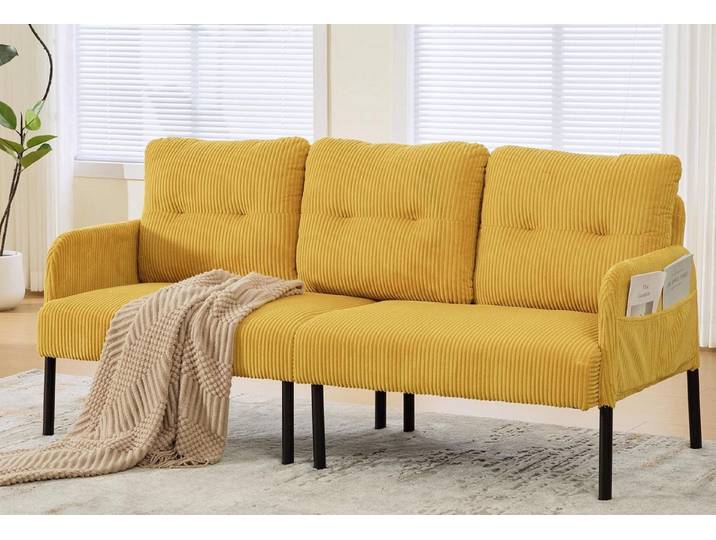 LVHOM Sofa Polstergarnitur, Sicher, komfortabel & multifunktional für Familien, Dreisitzer, modular kombinierbar für maximale Flexibilität. Perfekt für Wohnzimmer, Büros oder kleine Apartments – schafft sichere Sitzgelegenheiten mit kinderfreundlichem Design und Platzoptimierung 1 Teile, Kindersicher mit runden Ecken