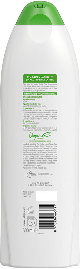 La Toja Aguacate gel + crema ducha 600 ml