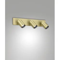 Fabas Luce Flores Strahler 3801-83-119 Messing satiniert IP20