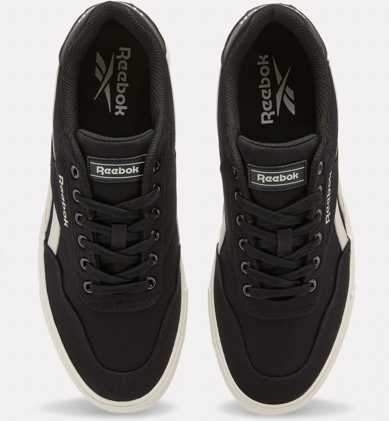 Sneaker REEBOK CLASSIC "REEBOK COURT ADVANCE VULC", Herren, Gr. 41, schwarz-weiss (schwarz, whisper weiß), Synthetik, Textil, Schuhe Sneaker schwarz, whisper weiß 41
