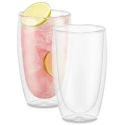 bodum Kaffeebecher Pavina 2tlg. Glas Transparent 350 ml