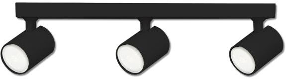 Isoled Wand- Und Deckenleuchte Gu10 Triple, Ip20, Schwarz Matt, Exkl. Leuchtmittel