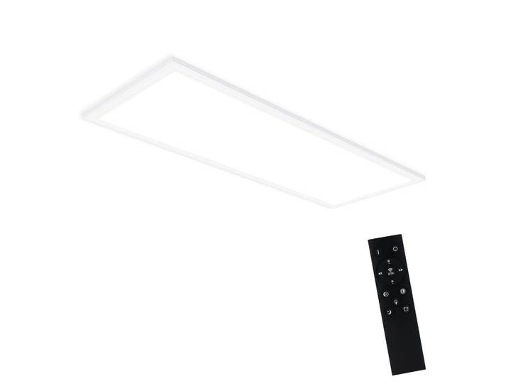 Nettlife LED Deckenleuchte Flores 80/30/1, Weiß, Metall, LED integrated, 30x1x80 cm, Lampen & Leuchten, Innenbeleuchtung, Deckenleuchten, Deckenleuchten