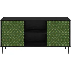 vidaXL, TV Möbel, Mackenried (Smaragd geometrisches Muster) (33 x 102 x 51 cm)