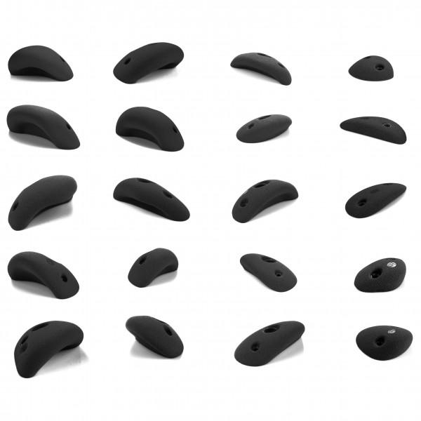 blue pill - Easy Boulder - Klettergriffe Gr XS-M schwarz