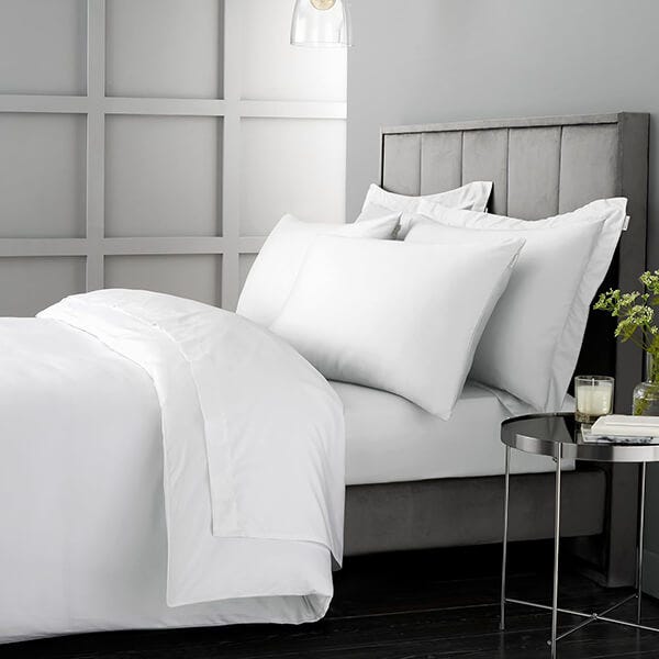 Bianca Fine Linens Cotton Sateen Flat Sheet White