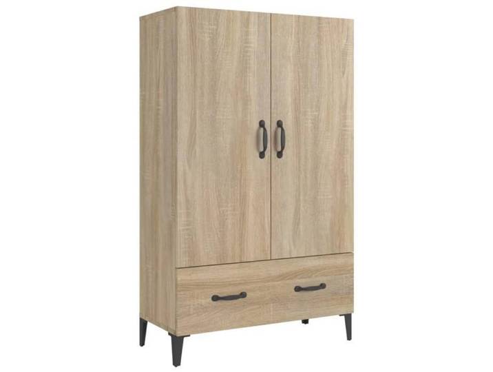 Buffet haut multi-rangement - UU - Chêne sonoma - 70x31x115 cm - Bois d'ingénierie C160