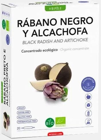 BIPOLE RABANO NEGRO E ALCACHOFRA 20 AMPOLAS
