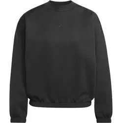 ADIDAS Damen Sweatshirt Yoga Essentials Cover-up, Größe XS in Schwarz Schwarz