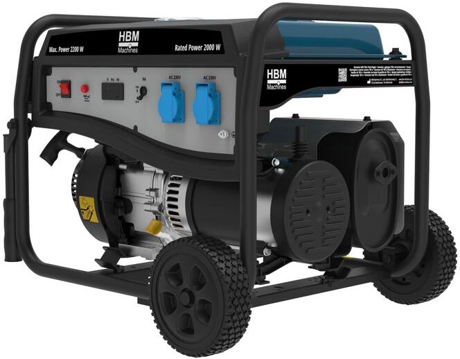HBM Stromerzeuger 2000 W, 230 V, Benzin