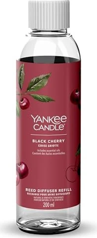 YANKEE CANDLE Nachfüllpackung für Stäbchen Signature Black Cherry 200 ml