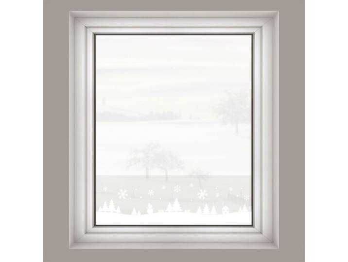 Statische Deko-Fensterfolie Bäume, wiederverwendbar