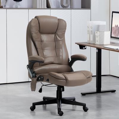 Vinsetto HOMCOM 6 Point Vibrating Massage Executive Office Chair with Heat