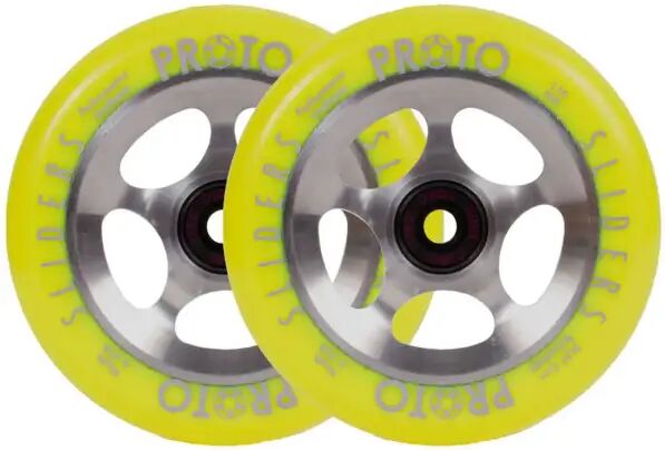 Stunt Scooter Rollen Proto Sliders Starbright 2 Stk. (110mm - Yellow On Raw)