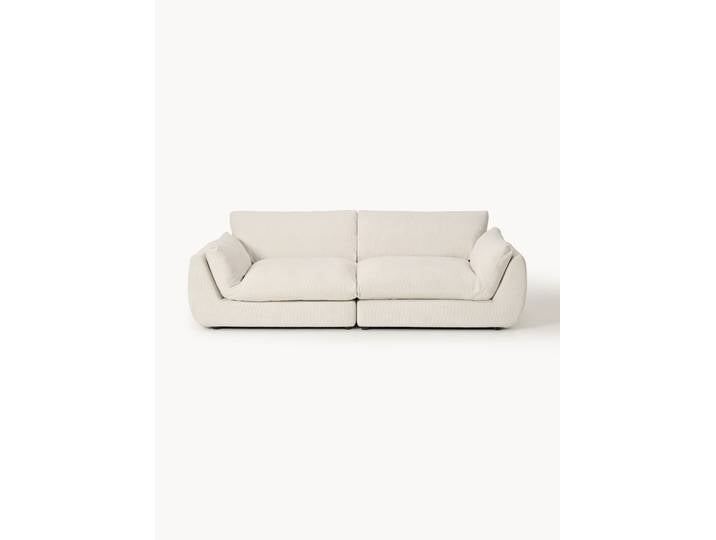 Cord-Sofa Feather (3-Sitzer)