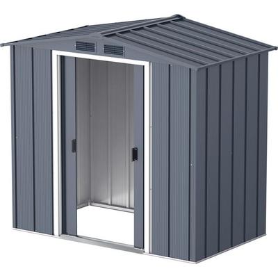 Metall Gerätehaus 202x113 Gartenhaus Schiebetüren