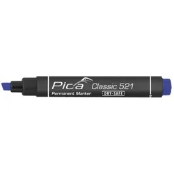 Pica Classic Permanentmarker Marker Markierung Keilspitze 2-6mm blau 521/41