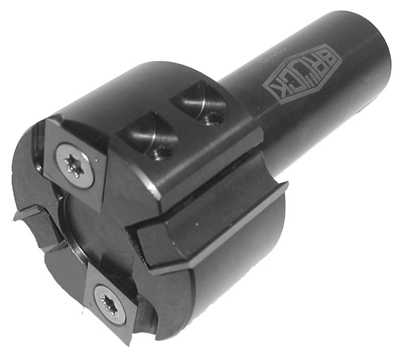 BRÜCK WP-Füge- u. Falzmesserkopf für CNC-Maschinen D=60 x SB=50 GL=114,3 S=25mm Z2+V2 | 131003