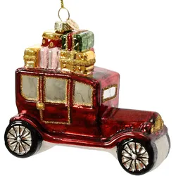 Christmas Decorations Christbaumschmuck Auto Geschenke 11,7cm Glas Weihnachtskugeln Christbaumkugeln