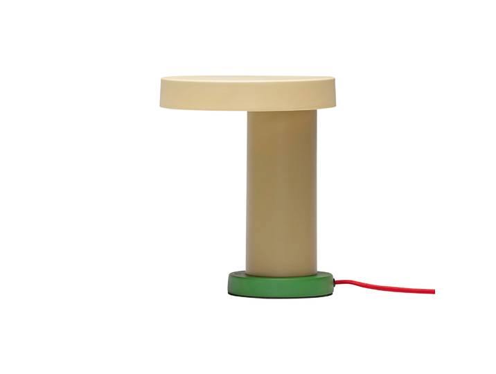 HÜBSCH - Lampe de table Magic - Vert - Fer laqué