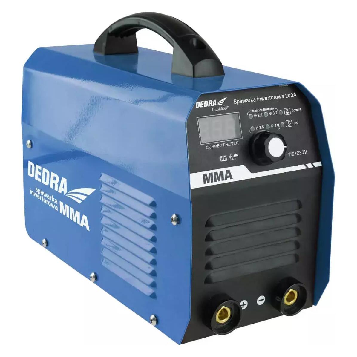 Dedra Inverter-Schweissmaschine IGBT MMA, LCD-Display (Inverterschweissgerät) (DESI196BT)
