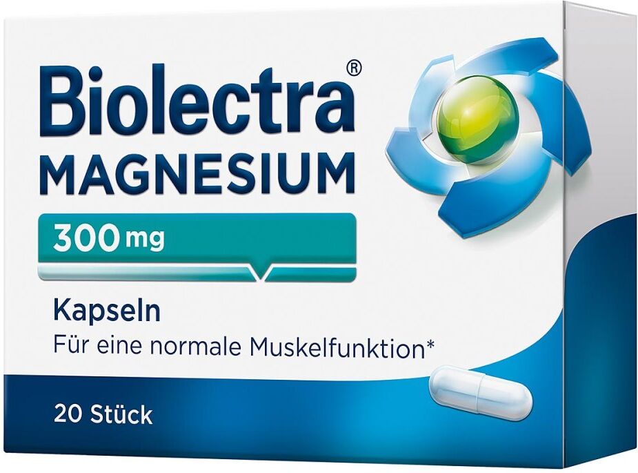 Biolectra Magnesium 300 mg Kapseln 20stk