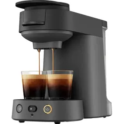 PHILIPS SENSEO® Vibe CSA225/60 2-Tassen-Funktion, milder oder starker Kaffee, 0.9L Wassertank Padmaschine, Schwarz