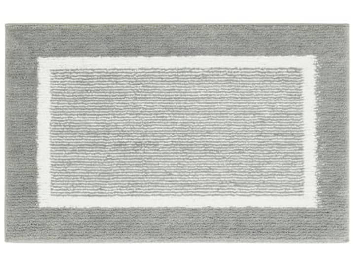 andiamo Maui - Tapis de Bain antidérapant - Doux et Moelleux - Tapis de Douche pour Salle de Bain - Antidérapant - Lavable - 60 x 100 cm - Gris