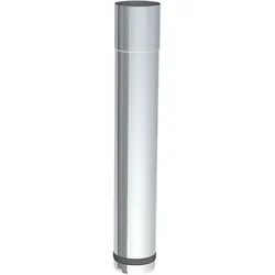 Jeremias PELLET-LINE Schiebeelement einteilig 080-420 mm Edelstahl unlackiert Ø 80 mm
