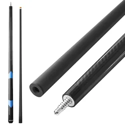 VEVOR Billardqueue 1 Stk. (1473,2 mm / 538 g) aus Kohlefaser mit gepresster Bakelitspitze & ABS-Verbindungsring, Billardstock geeignet für Bar Zuhause Büro Amerikanisches 9-Ball-Spiel, pool cue