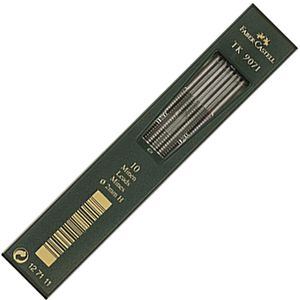 Faber-Castell Fallminen TK 9071, 127111, Härte H, 2mm, 10 Bleiminen