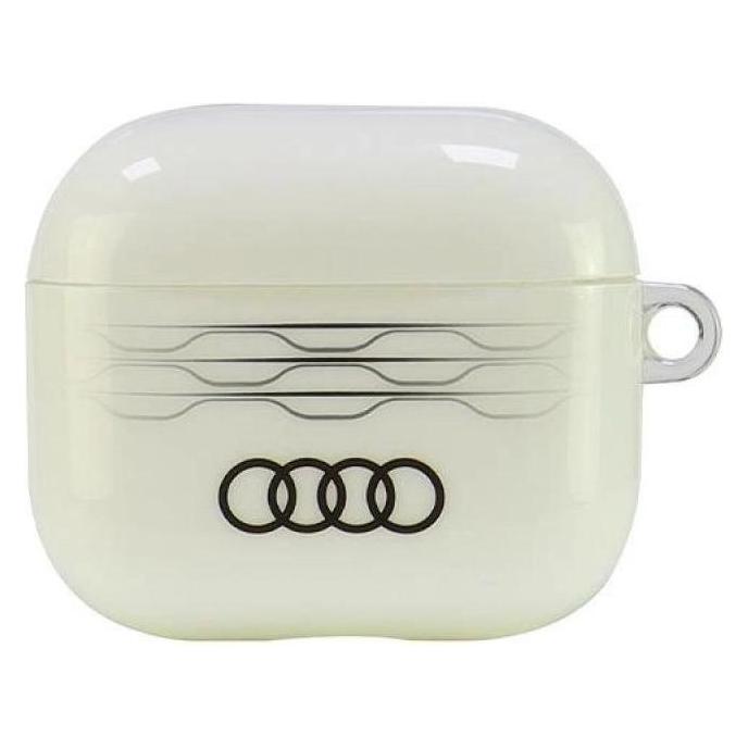 Audi IML Geometric Pattern AirPods 3 cover biały/white AU-IMLAP3-A6/D3-WE (Kopfhörer Hülle) (AUDI000171-0)