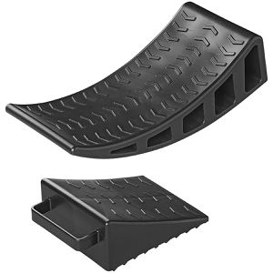 ProPlus Auffahrkeile 361563, für Anhänger und Wohnmobil, bis 2,5 t, stufenlose Nivellierung bis 10 cm
