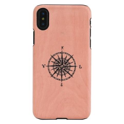 Man&Wood SmartPhone case iPhone X/XS compass black (Apple iPhone X, Apple iPhone XS) (1000000350)