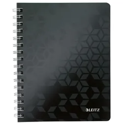 Leitz Collegeblock »WOW 4641« A5 kariert, FSC-Papier schwarz