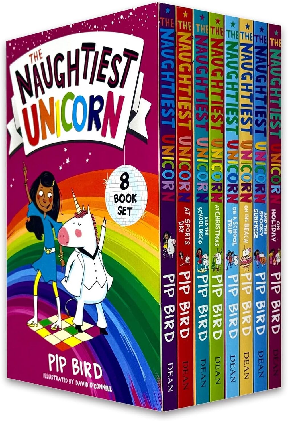 HarperCollins Children's Books The Naughtiest Unicorn 8 Books Collection Set by Pip Bird - Paperback - Ages 5-7 - Funny Magical School Stories for Young Readers -