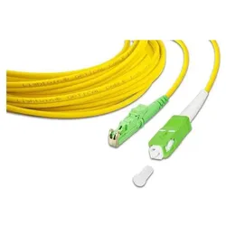 Wirewin LWL-Patchkabel E2000/APC-SC/APC, Singlemode, Simplex, 5m (5 m), Netzwerkkabel