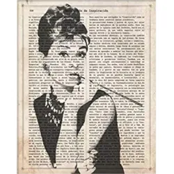 POSTER Harlekin A4 Schwarzer Rahmen