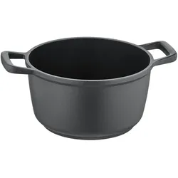 Berndes Edition 100 Kochtopf 24cm, Pfanne + Kochtopf, Schwarz