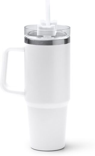 Tasse thermique personnalisable en acier recyclé 870 ml Kranston blanc TAILLE UNIQUE ADULTE